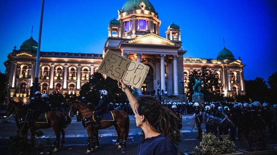 Podrška ljevici u protestima - protiv autokracije i opresije