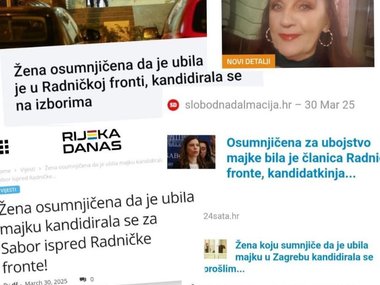 Priopćenje povodom medijskog tretmana slučaja Milene Kramer