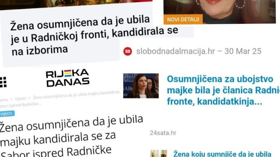 Priopćenje povodom medijskog tretmana slučaja Milene Kramer
