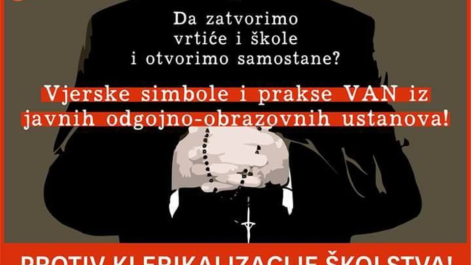 Ispišite djecu s vjeronauka - pobunite se protiv klerikalizacije školstva