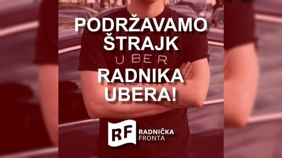 Podrška taksistima Ubera u štrajku!