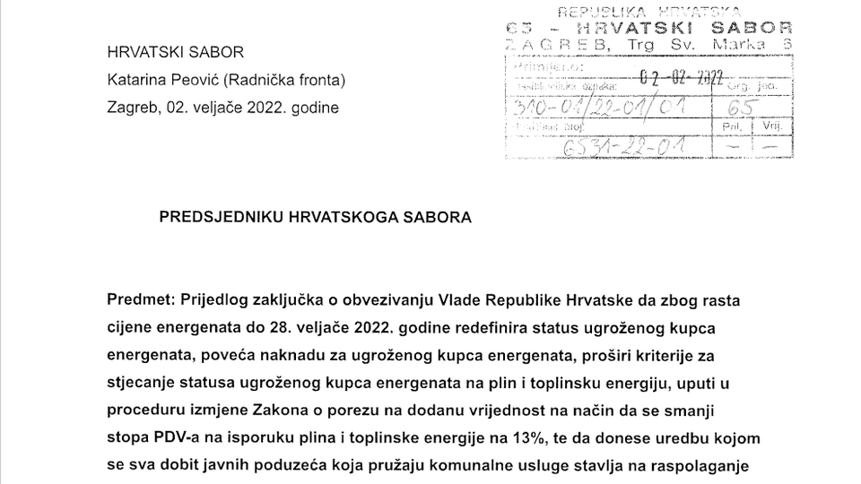 Zaključak ugroženi kupci energenata