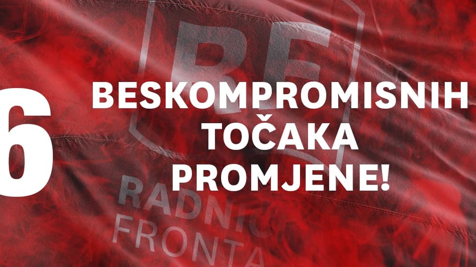 Šest beskompromisnih točaka promjene!