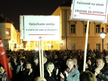 Izjava Radničke fronte o prosvjedu "izdajnika"