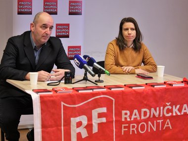 Radnička fronta i inicijativa Protiv skupog Energa