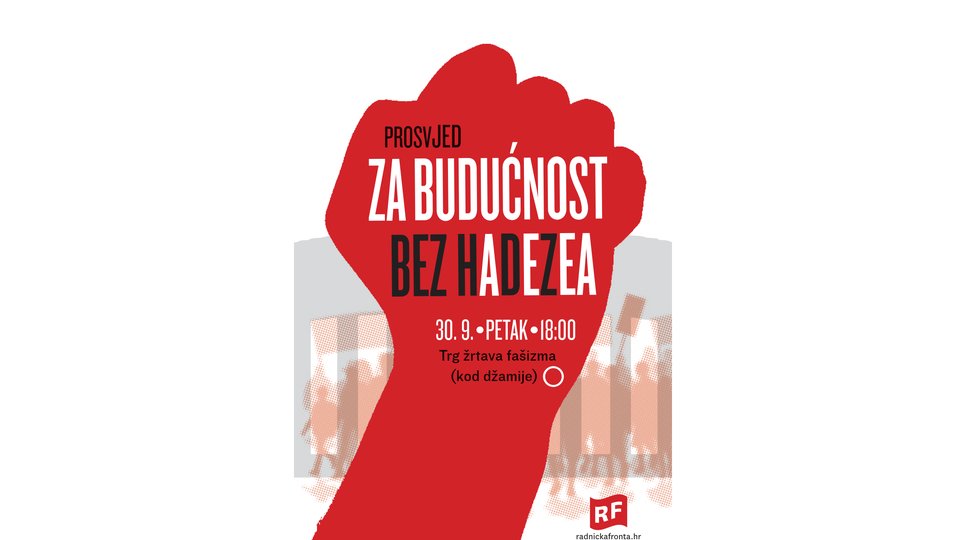 Prosvjed “Za budućnost bez HDZ-a” - kratki prosvjedni FAQ