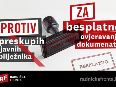 Za besplatnu ovjeru dokumenata!