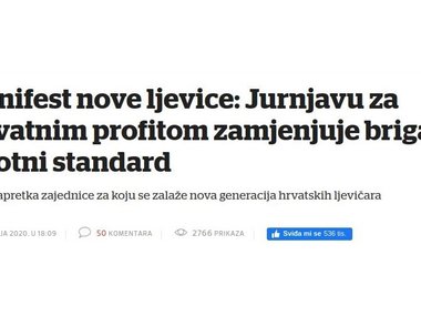 Odgovor na reakcije na "manifest ljevice"