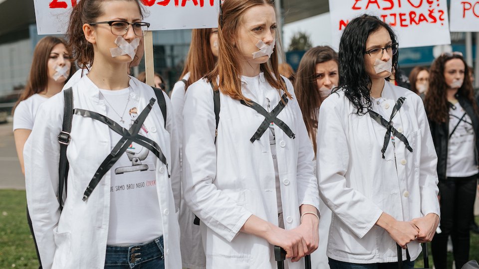 Hoće li doći do odljeva mladih laboratorijskih mozgova? - prosvjed studenta medicinsko laboratorijske dijagnostike