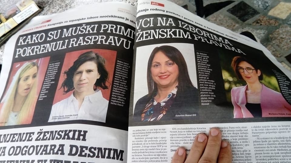 O rodnom paritetu na listama i izlikama